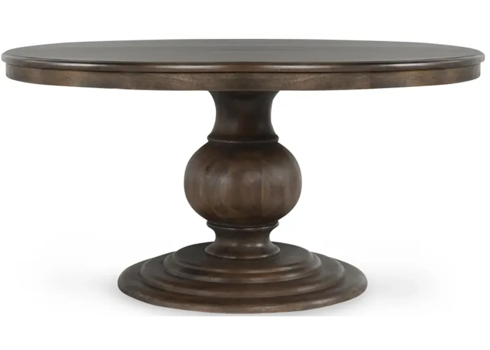 Brookside Wood 60" Round Dining Table Cocoa Brown