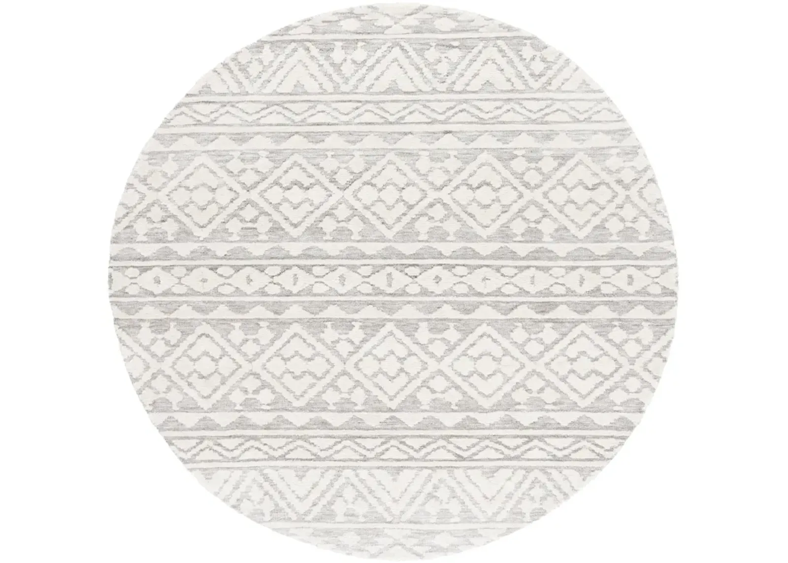 AUDREY 104 GREY  6' x 6' Round Round Rug