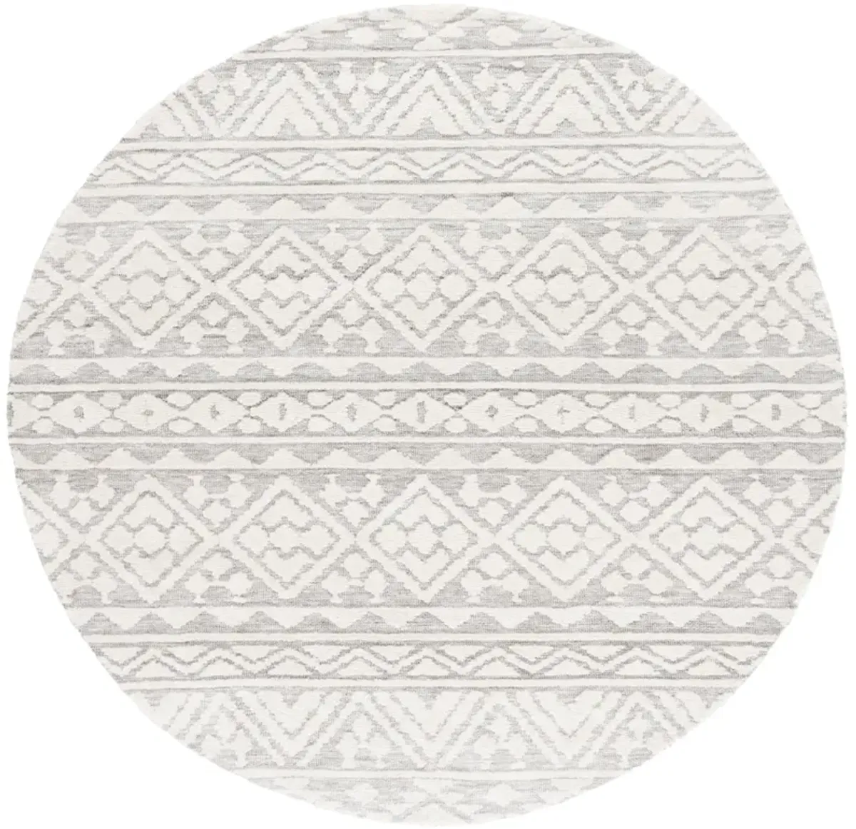 AUDREY 104 GREY  6' x 6' Round Round Rug