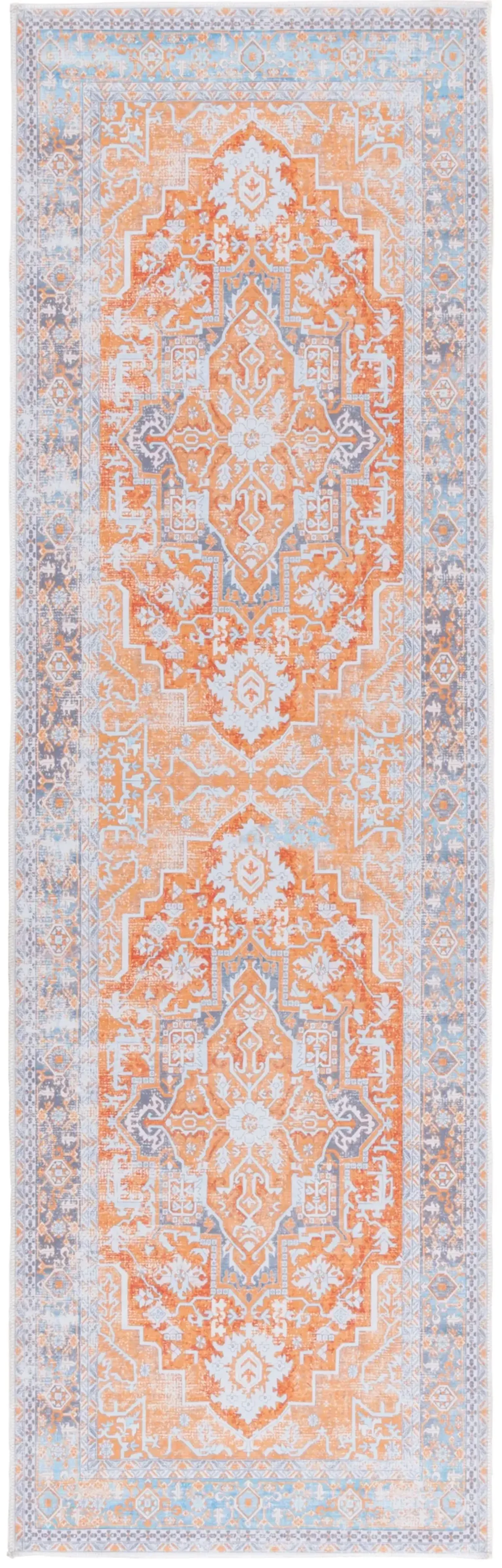 ARIZONA 223 RUST  2'-6' x 8' Runner Rug