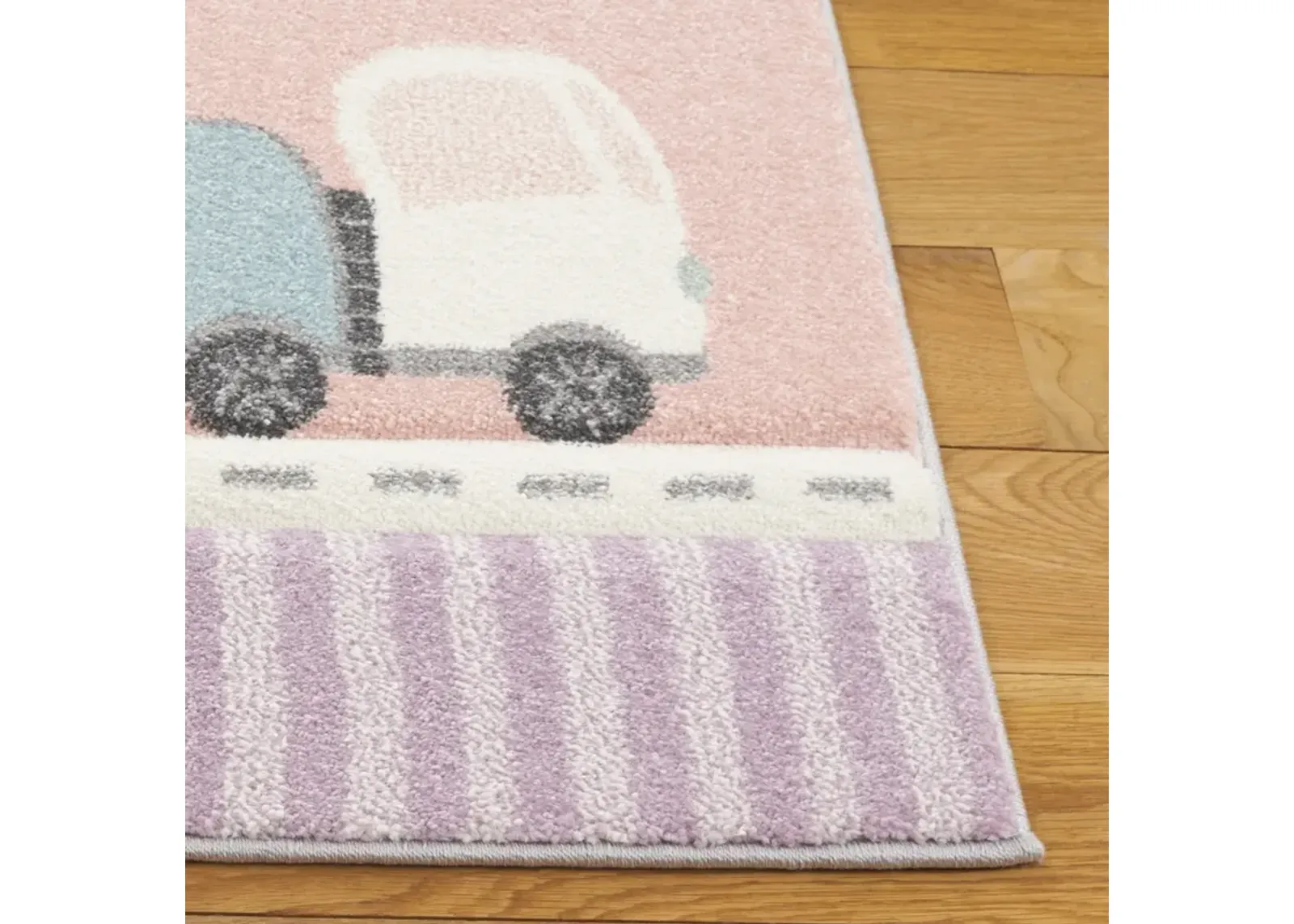 CAROUSEL KIDS 193 GREY  6'-7' x 6'-7' Square Square Rug