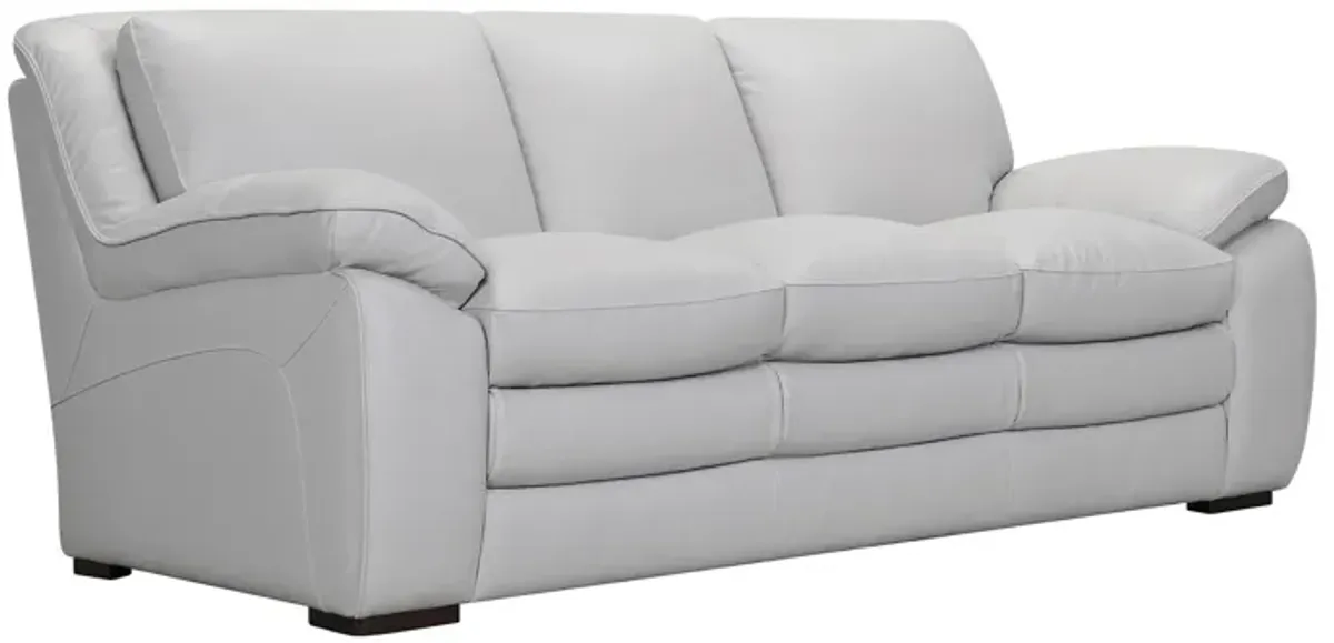 Zanna Contemporary Leather  Sofa 