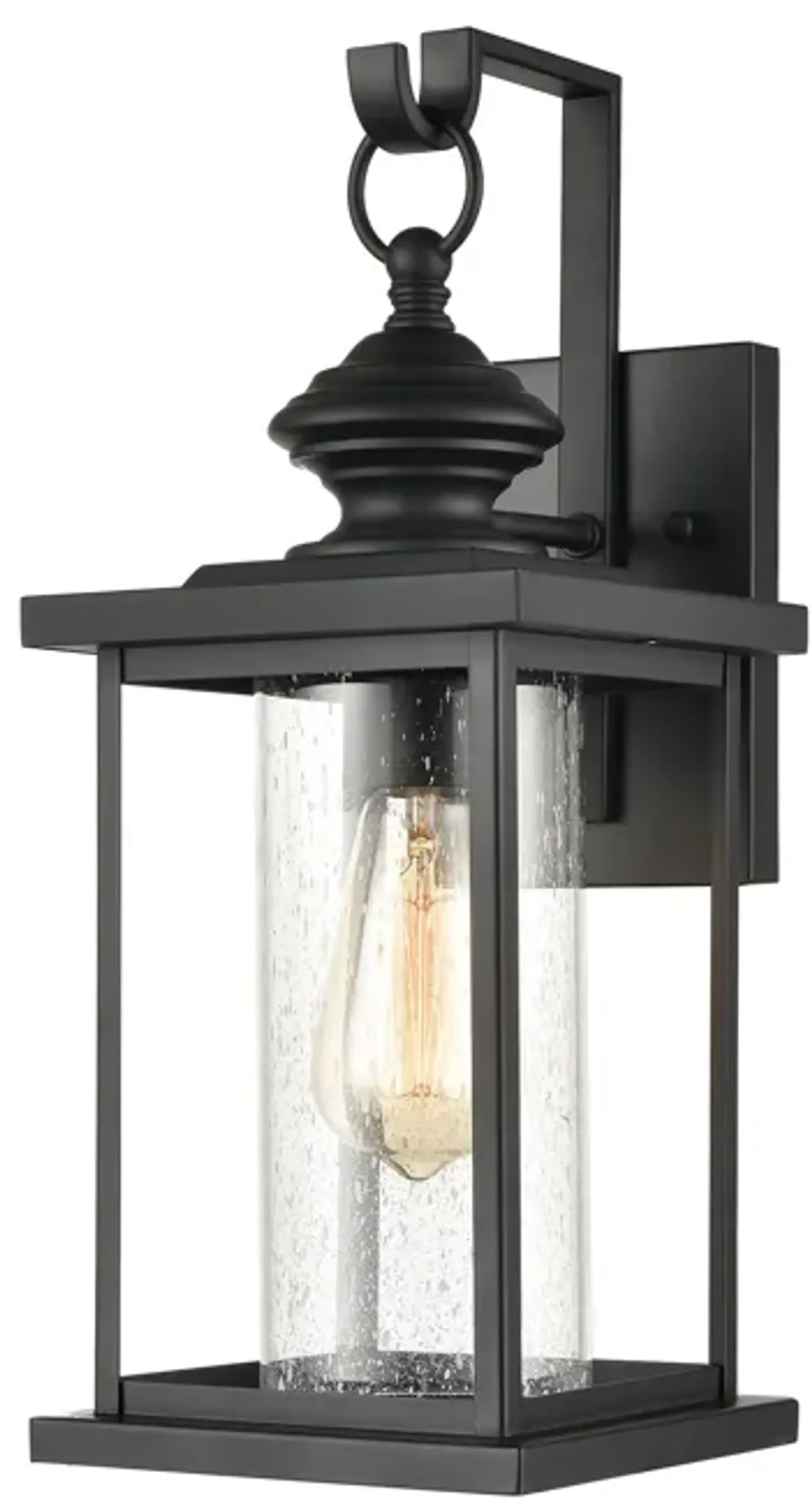 Minersville 17" High 1-Light Outdoor Sconce - Matte Black