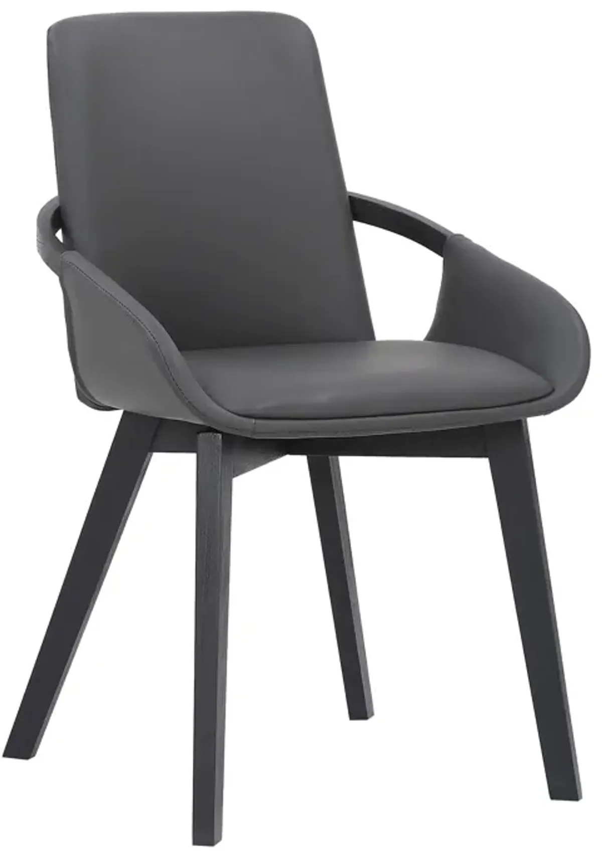 Greisen Modern Gray Wood Dining Room Chair