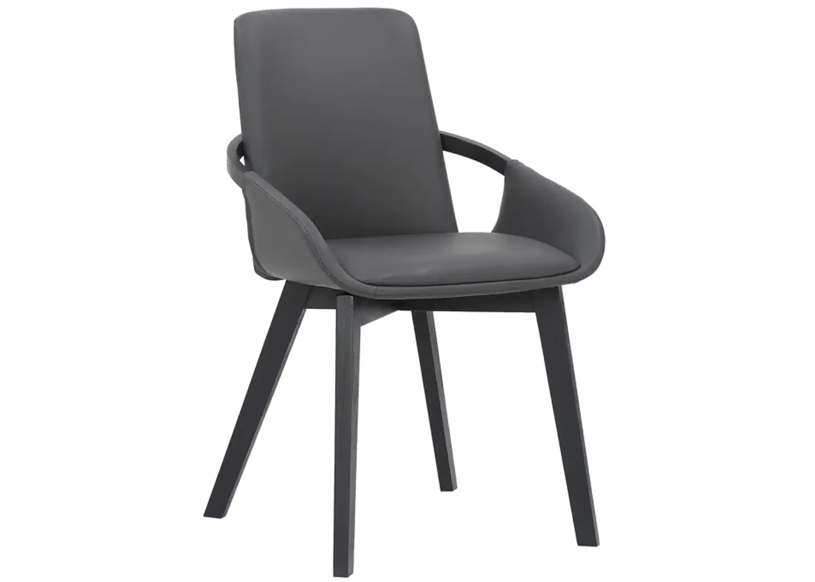 Greisen Modern Gray Wood Dining Room Chair