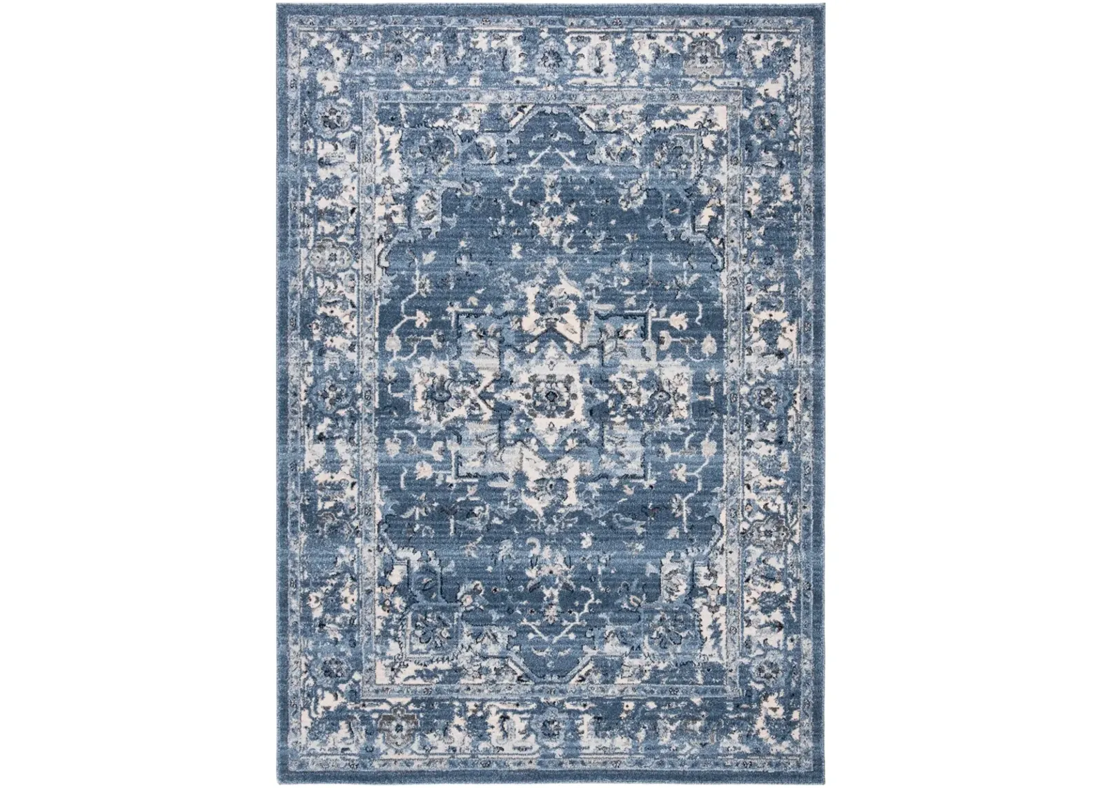 CHARLESTON 411 NAVY  11' x 15' Large Rectangle Rug