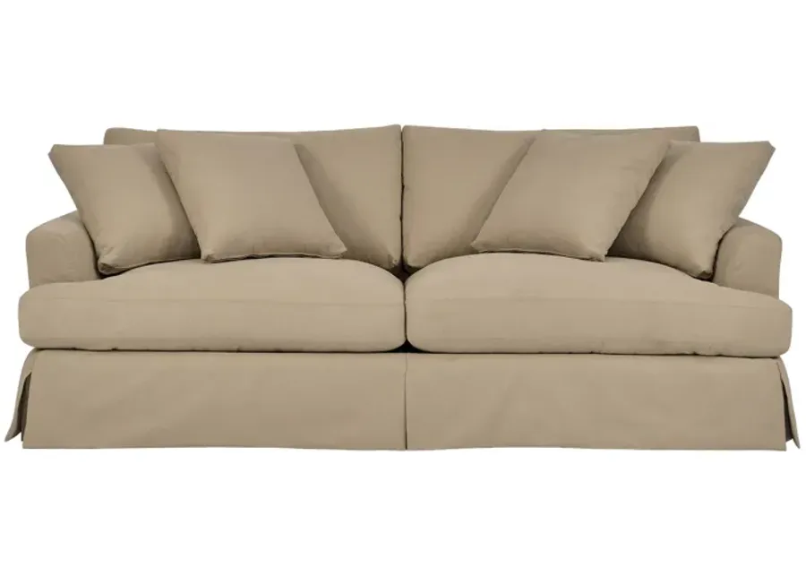 Ciara 93" Upholstered Sofa in Sahara Brown