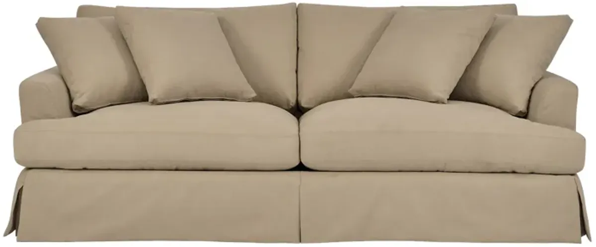 Ciara 93" Upholstered Sofa in Sahara Brown