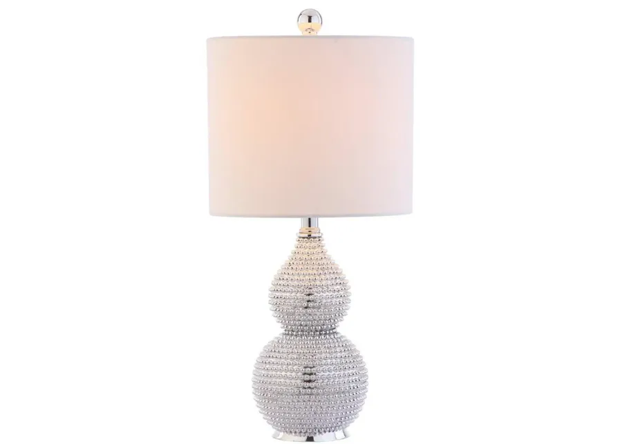 Clarabel Chrome 20-Inch H Table Lamp