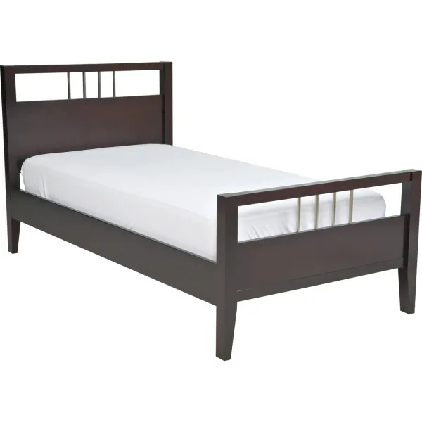 Nevis Queen Size Platform Bed In Espresso