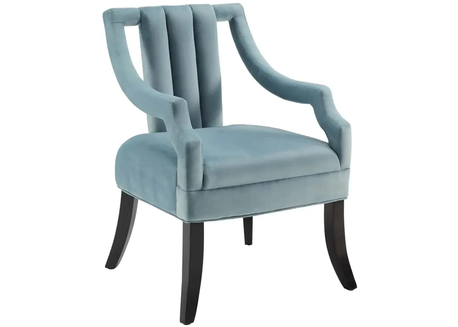 Harken Performance Velvet Accent Chair