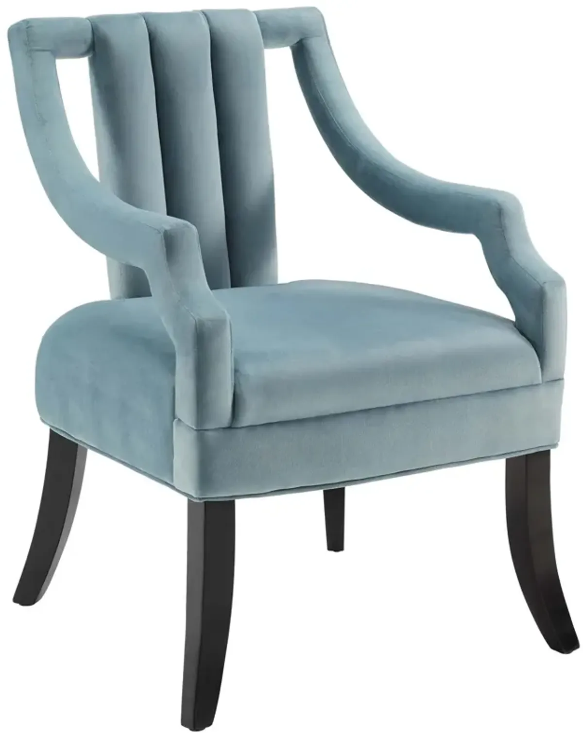 Harken Performance Velvet Accent Chair