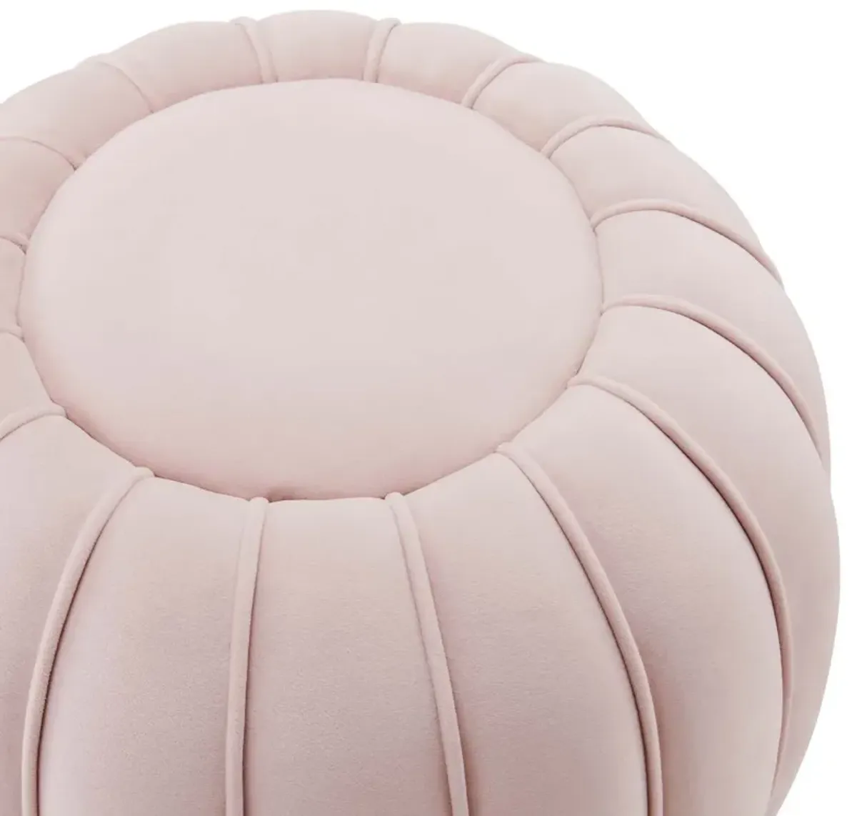 Celebrate Channel Tufted Performance Velvet Ottoman