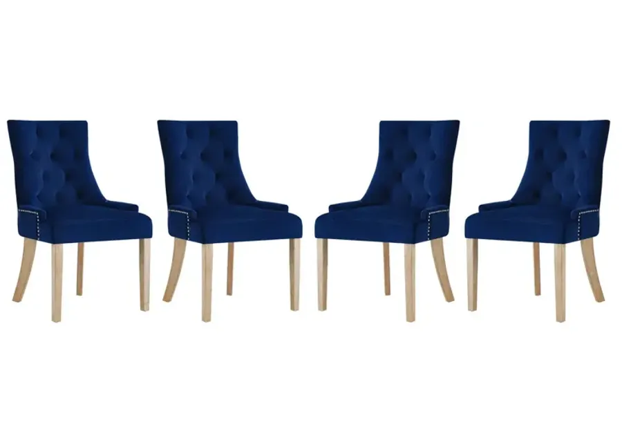 Pose Dining Chair Performance Velvet Set of 4