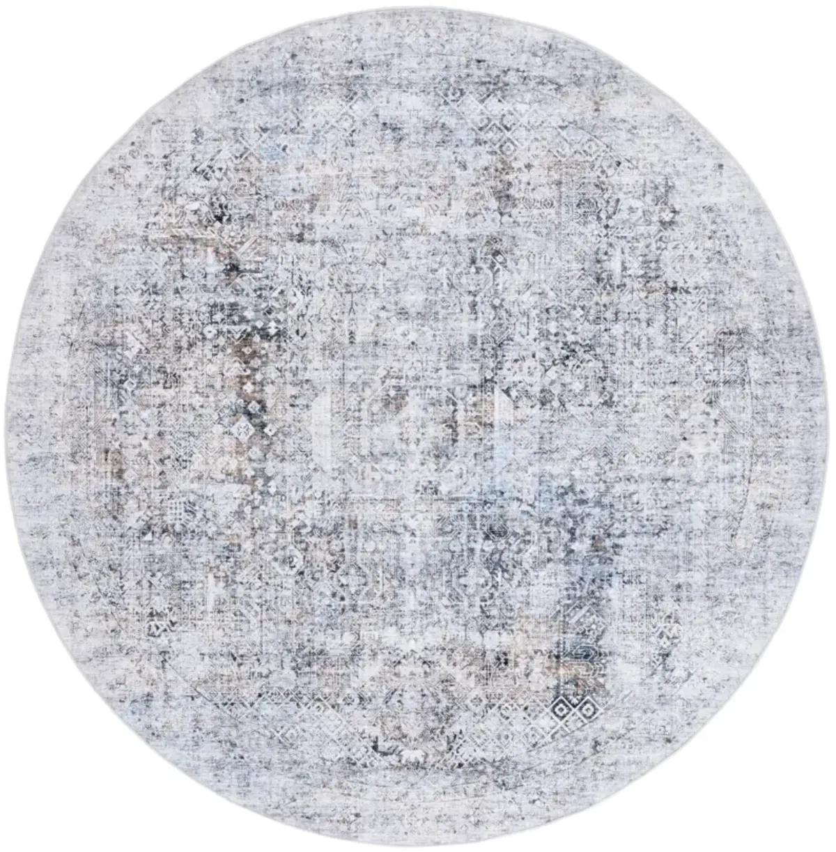 SANTA MONICA 539 BEIGE  6' x 6' Round Round Rug