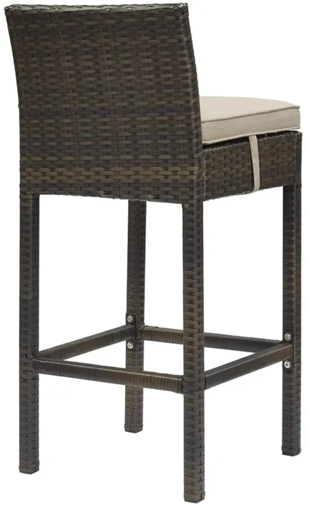 Conduit Outdoor Patio Wicker Rattan Bar Stool