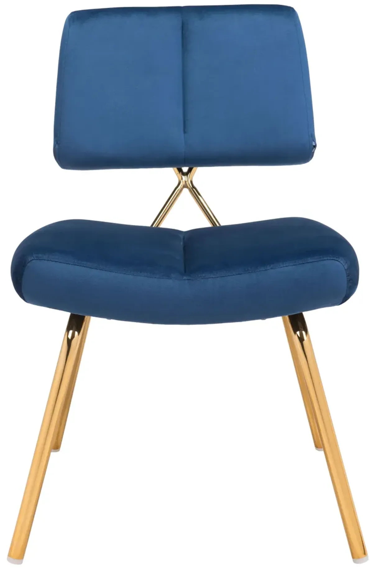 Nicole Accent Chair (Set of 2) Blue & Gold