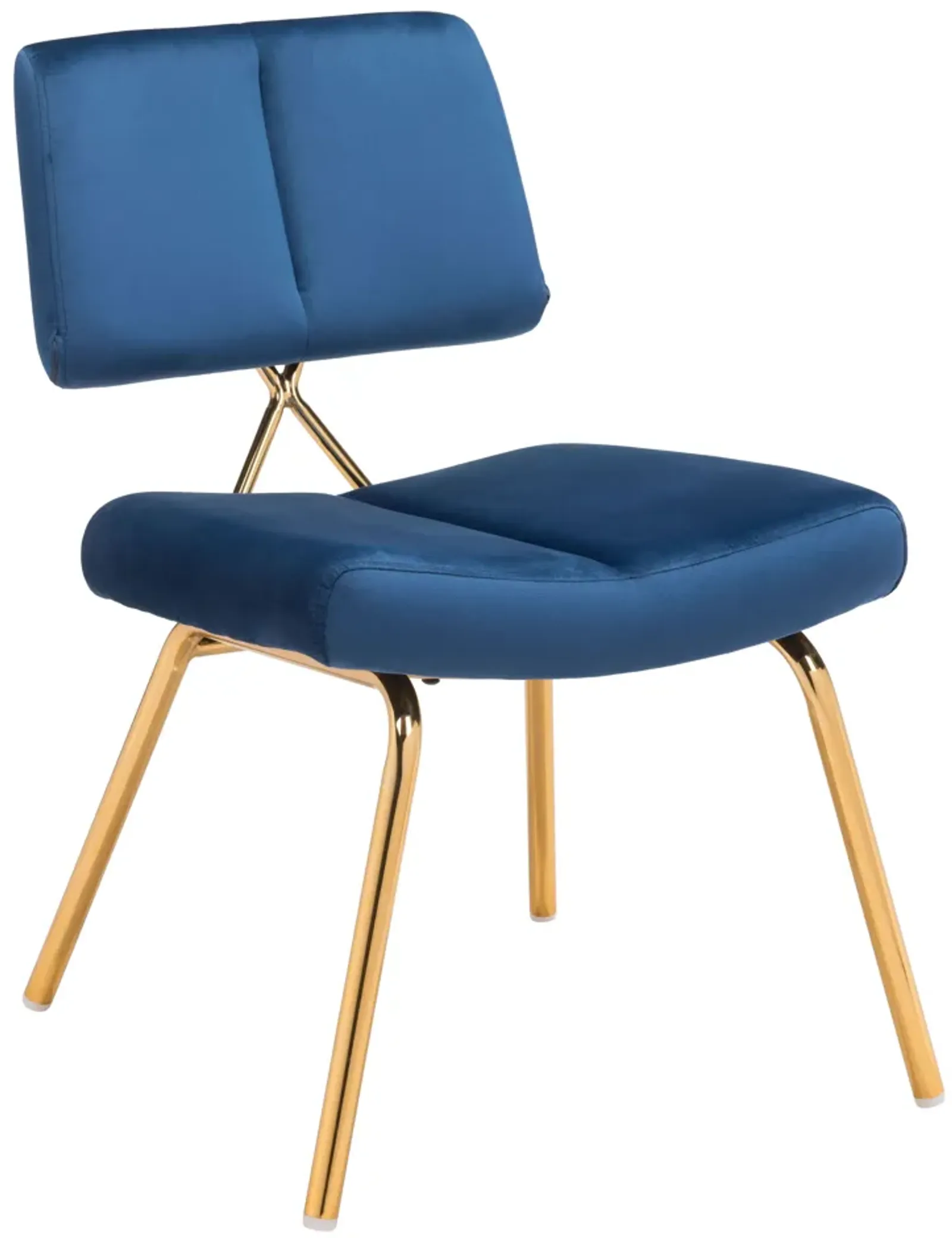 Nicole Accent Chair (Set of 2) Blue & Gold