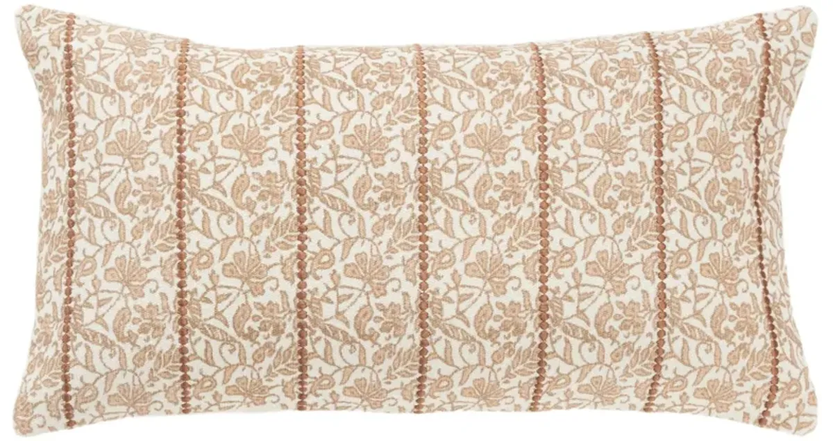 botanical  brown Pillow