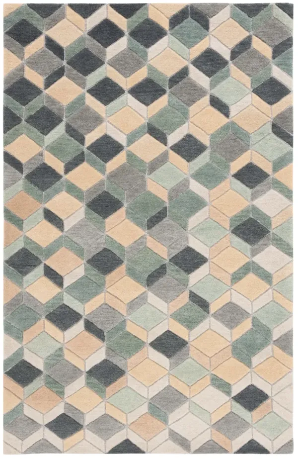 RODEO DRIVE Hand Tufted 5' x 8' area rug