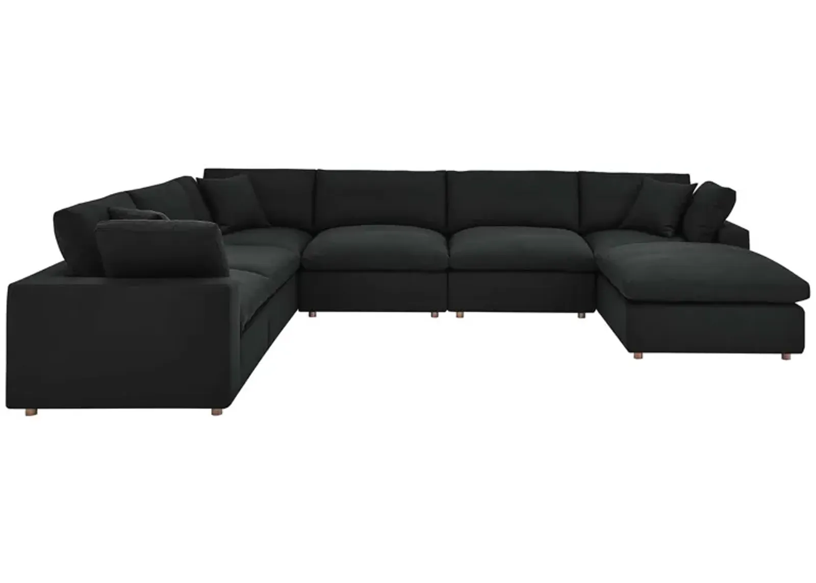 Commix Down Filled Overstuffed 7-Piece Sectional Sofa