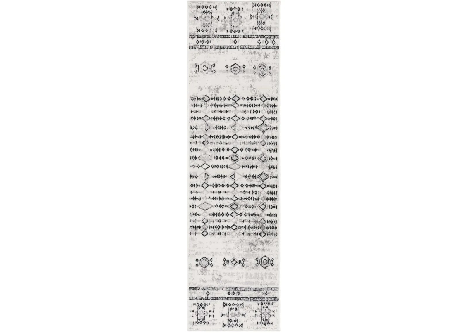 TEMPLE 106 IVORY  2'-2' x 8' Runner Rug