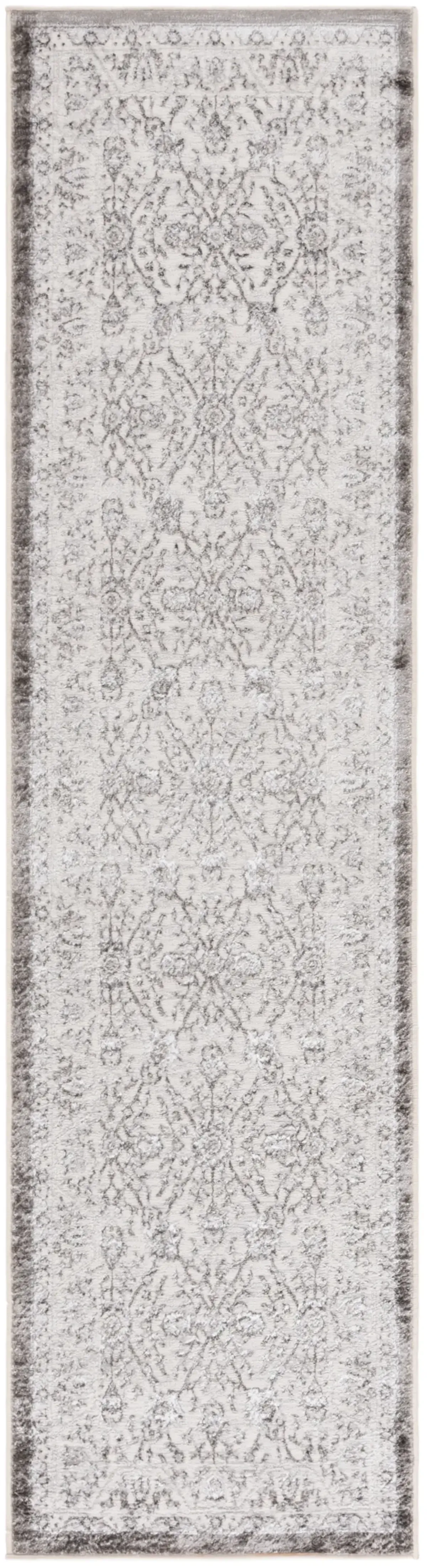 ORCHARD 216 GREY  2'-2' x 8' Runner Rug