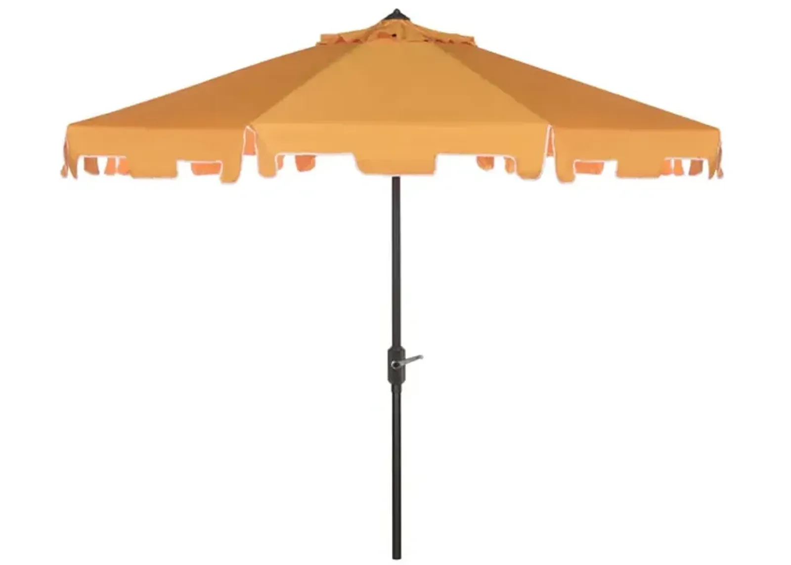 Uv Resistant Zimmerman 9 Ft Crank Market Push Button Tilt Umbrella with Flap