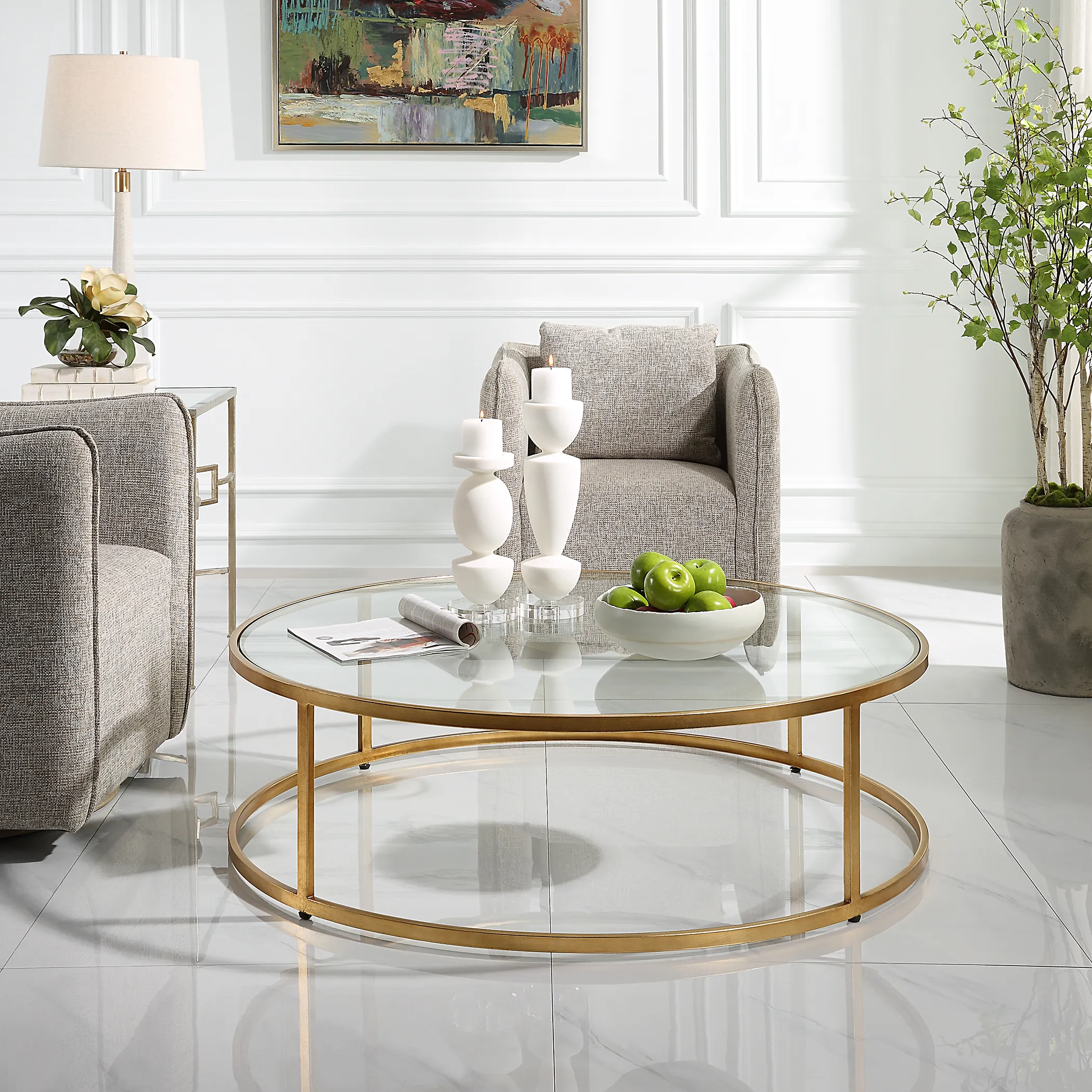 Radius Modern Circular Coffee Table