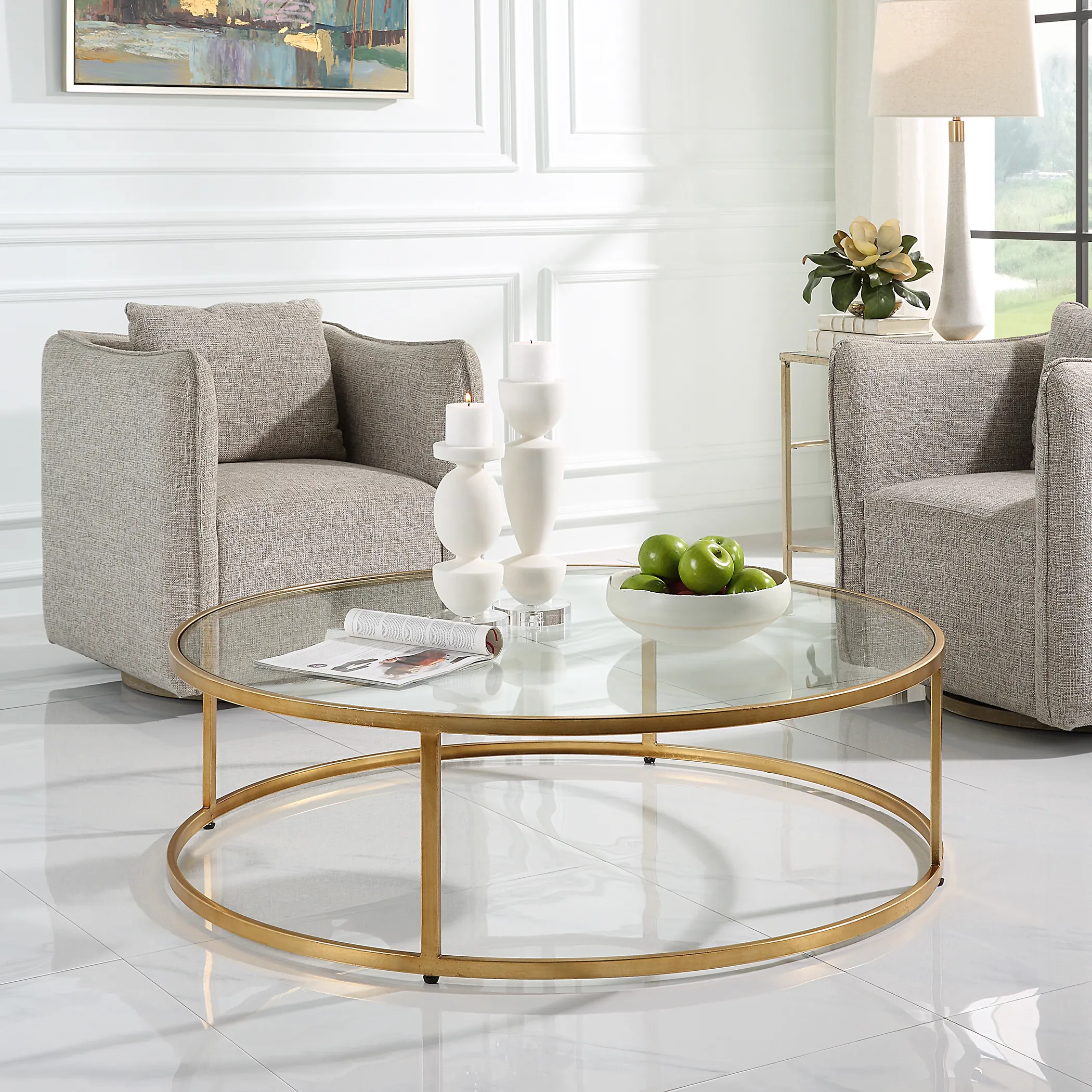 Radius Modern Circular Coffee Table