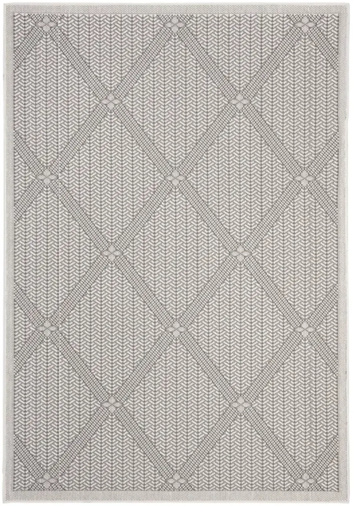 Safavieh BERMUDA 800 Collection BMU811B-28 Cream / Grey 2' X 8'