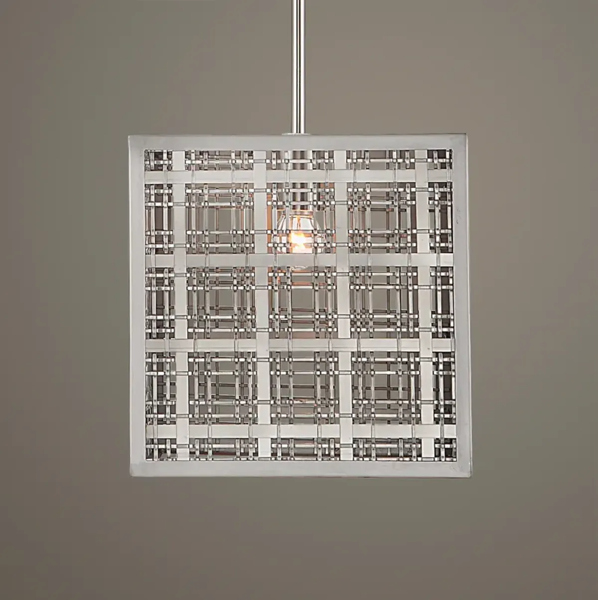 Pendleton 1 Light Nickel Pendant