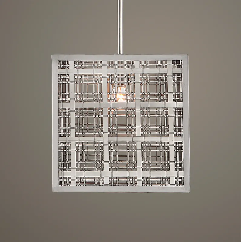 Pendleton 1 Light Nickel Pendant