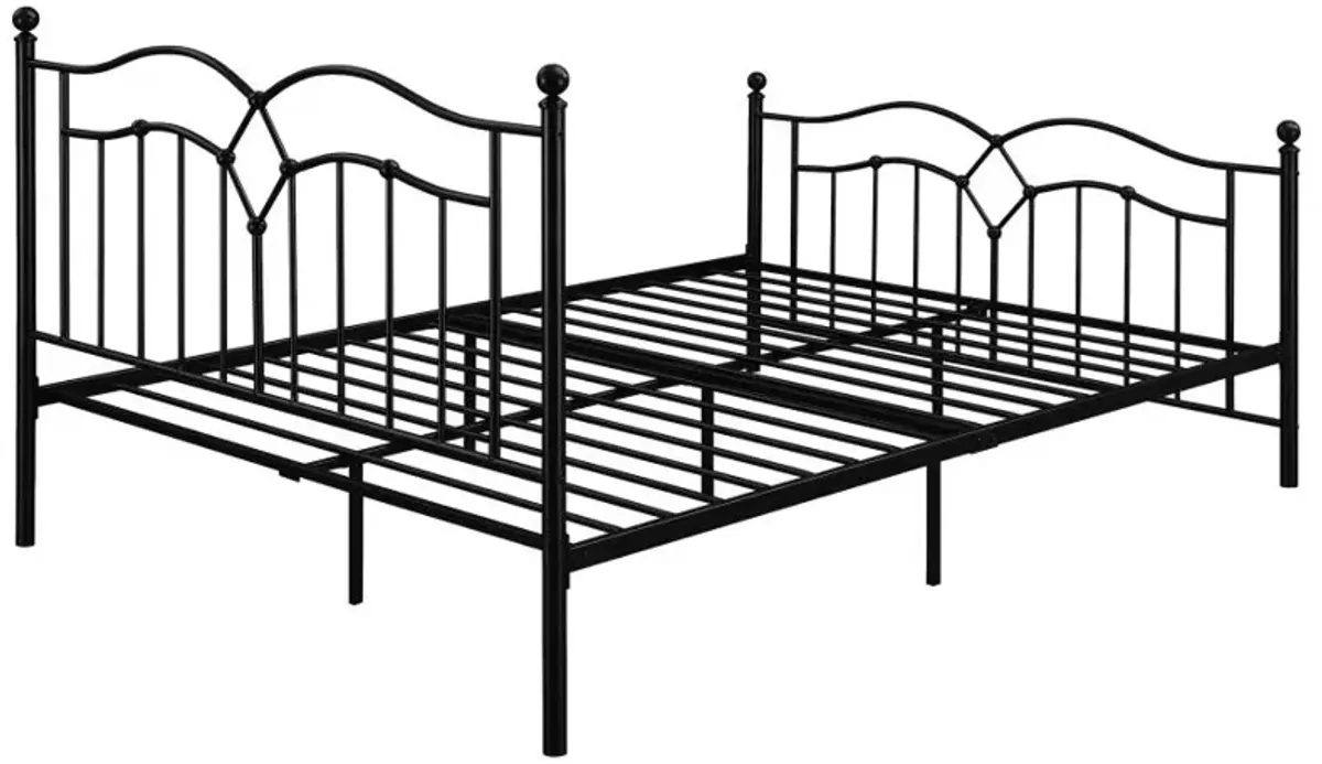 Klossen Queen Platform Bed Black