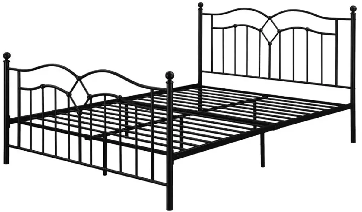 Klossen Queen Platform Bed Black