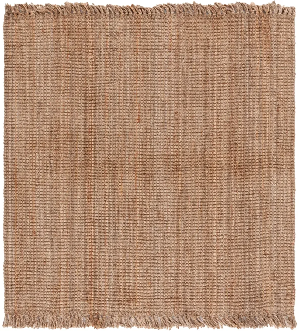 NATURAL FIBER Hand loomed 6' x 6' Square area rug