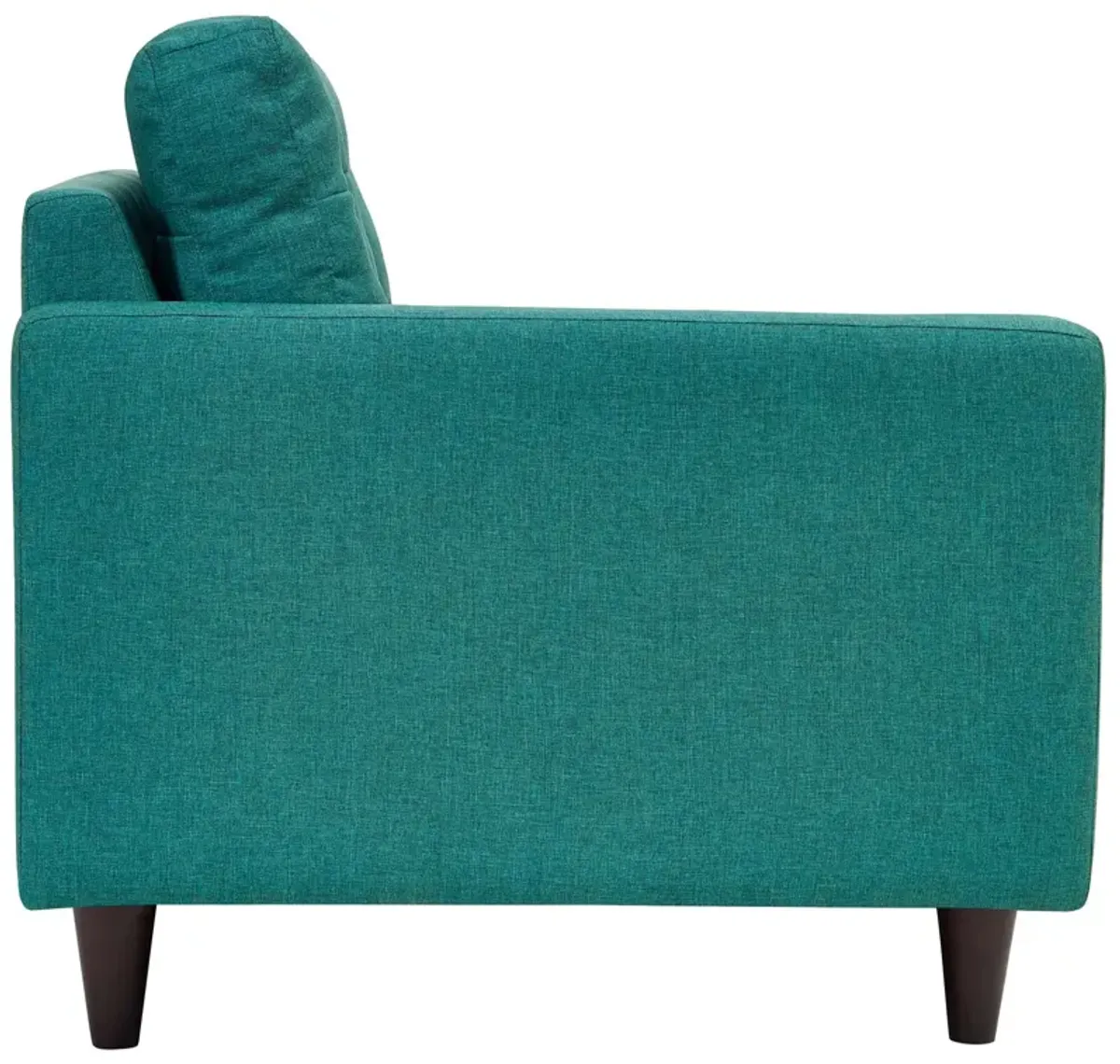 Empress Left-Facing Upholstered Fabric Loveseat