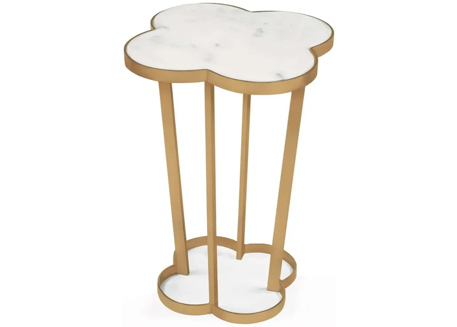 Clover Table (Natural Brass)