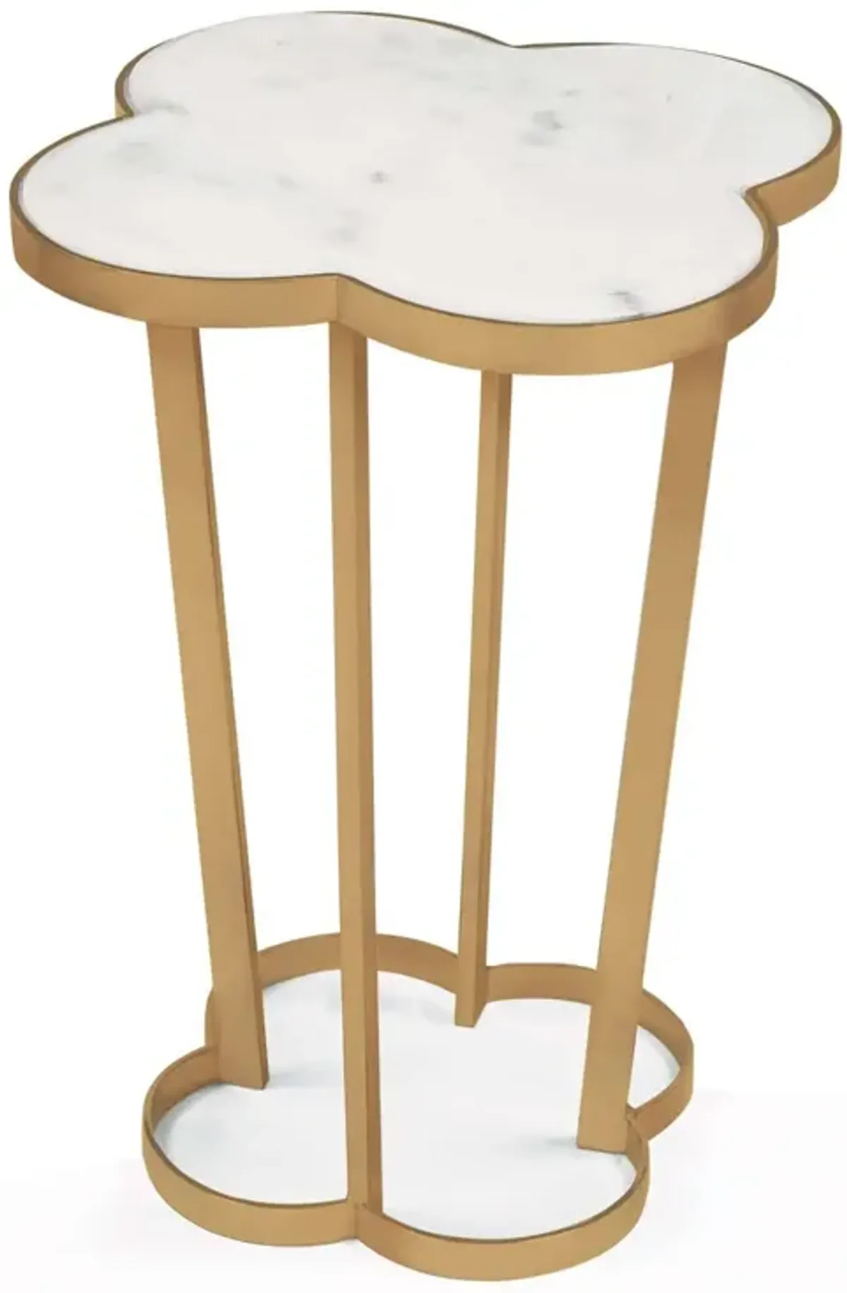 Clover Table (Natural Brass)