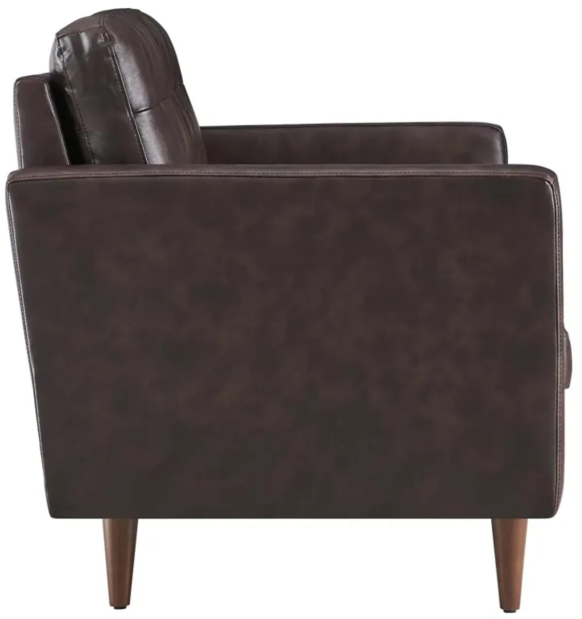 Exalt Tufted Vegan Leather Loveseat