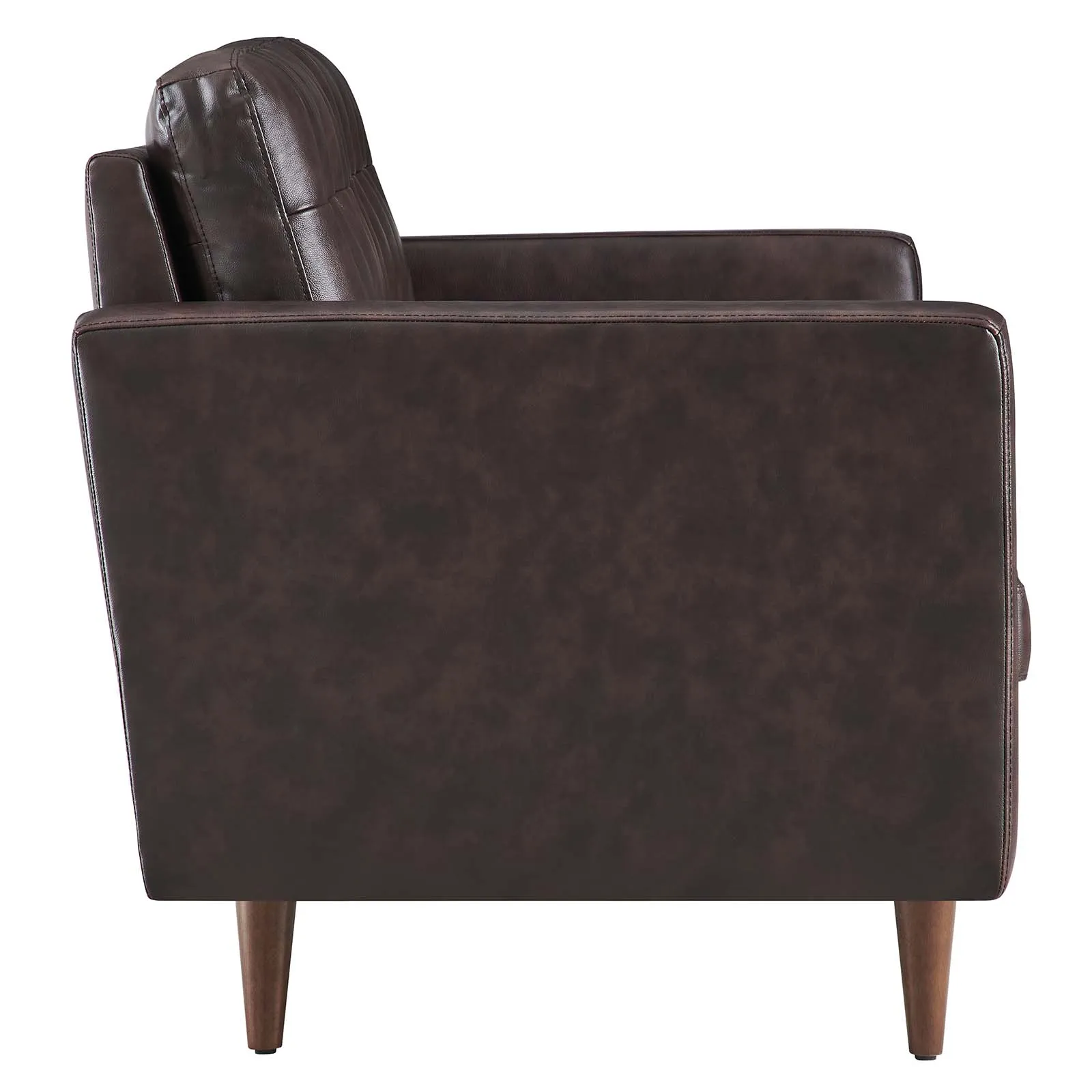 Exalt Tufted Vegan Leather Loveseat