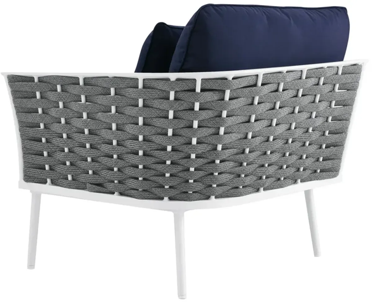 Stance Outdoor Patio Aluminum Right-Facing Armchair