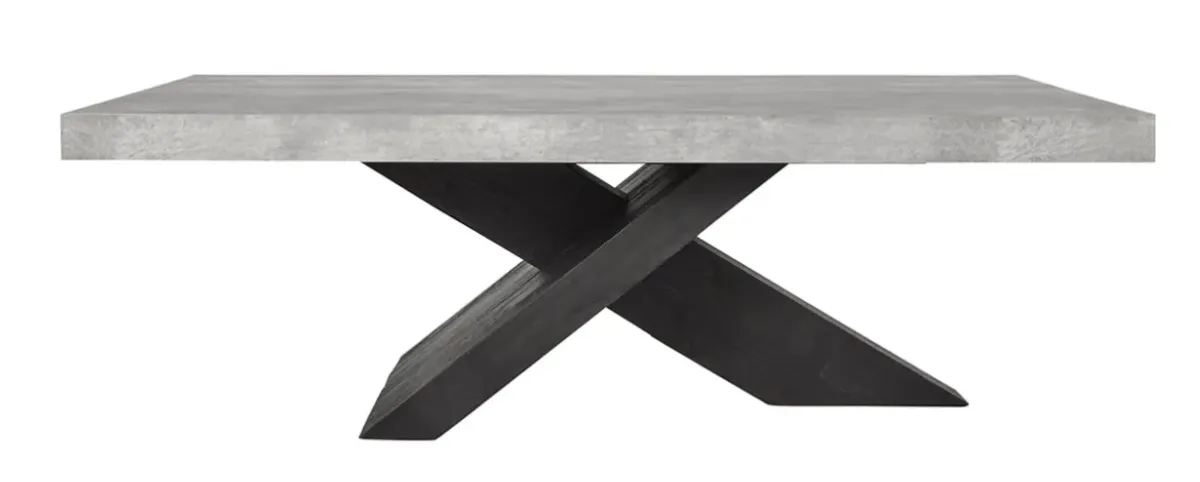 Durant Coffee Table Black/antique Gray