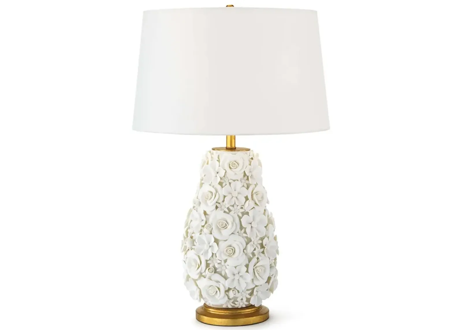 Southern Living Alice Porcelain Flower Table Lamp