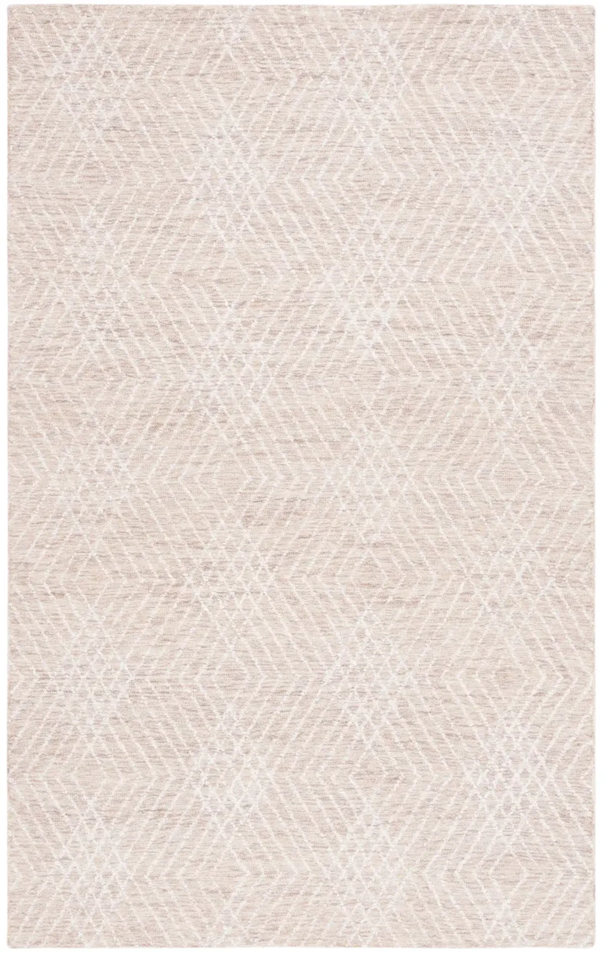 ABSTRACT Hand Tufted 4' x 6' area rug