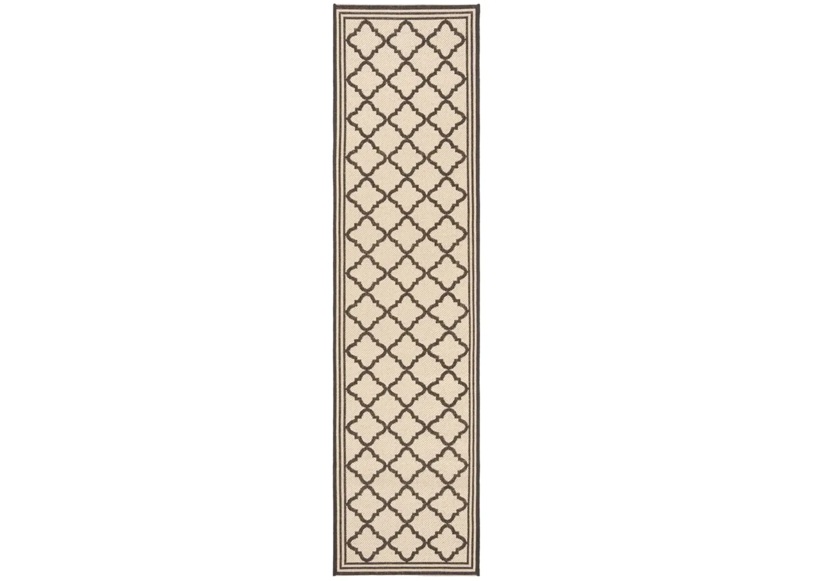 BEACH HOUSE 121 Brown 2'-2' X 12' Runner Rug