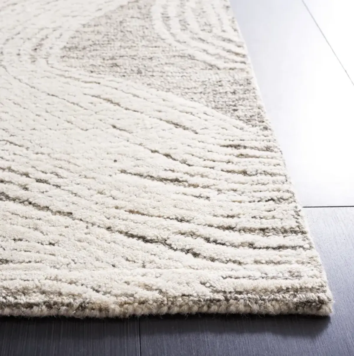 ABSTRACT 925 CHARCOAL  2'-3' x 4' Accent Rug