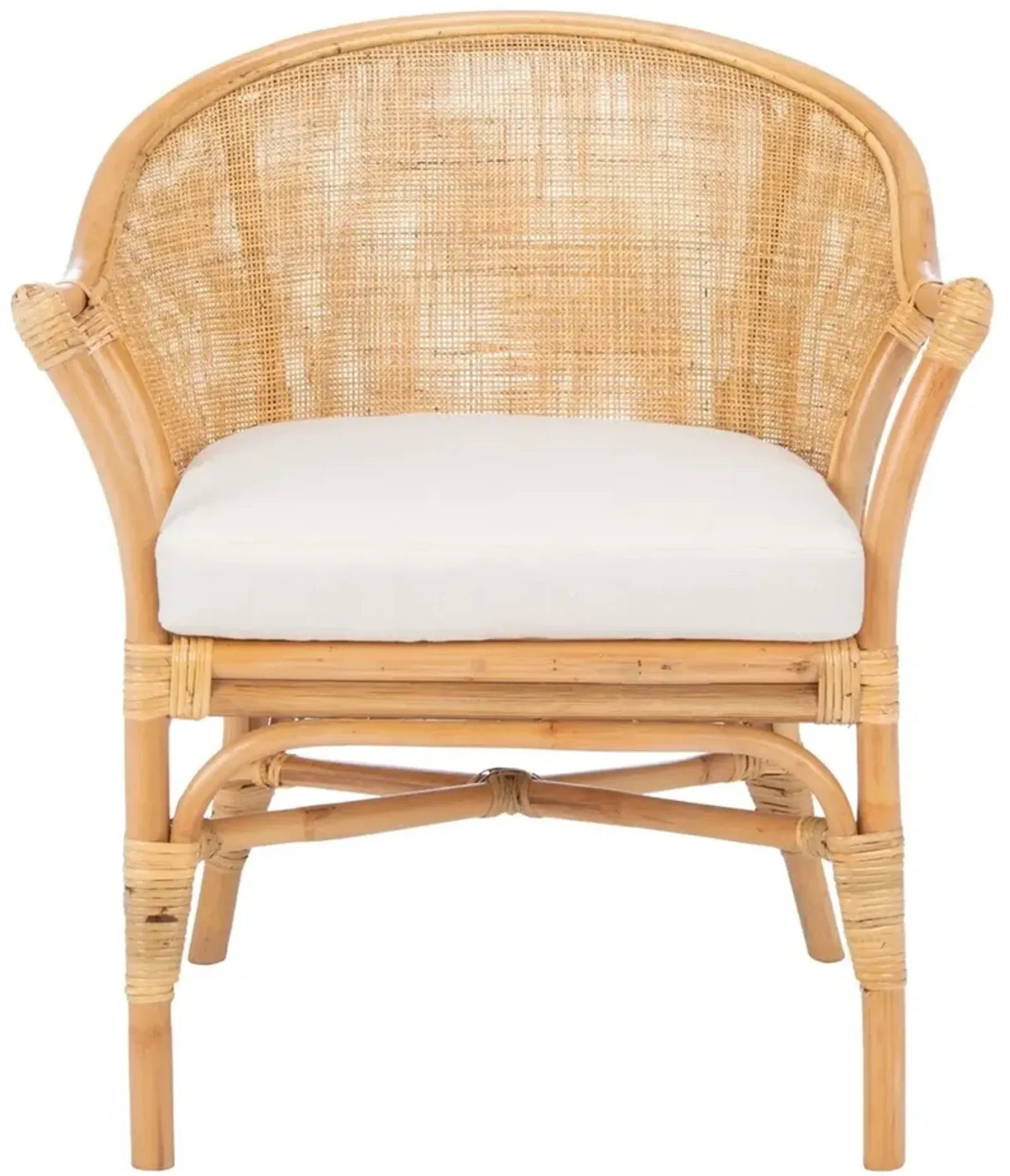 DUSTIN RATTAN ACCENT CHAIR W/ CUSHION