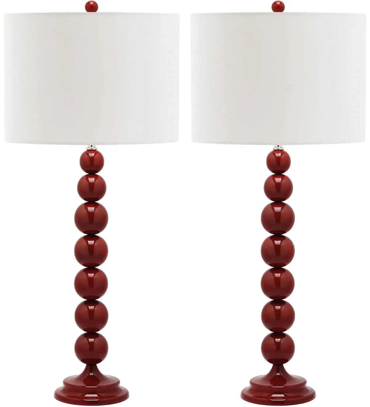 Jenna 31.5-Inch H Stacked Ball Lamp - Set of 2