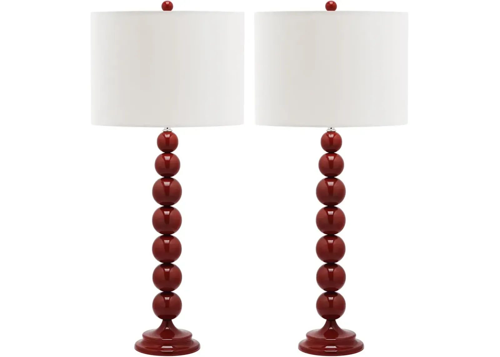 Jenna 31.5-Inch H Stacked Ball Lamp - Set of 2